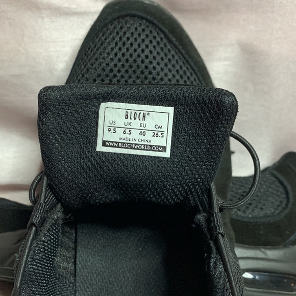 BLOCH Split-sole Dance Sneaker BLACK - Picture 4 of 7